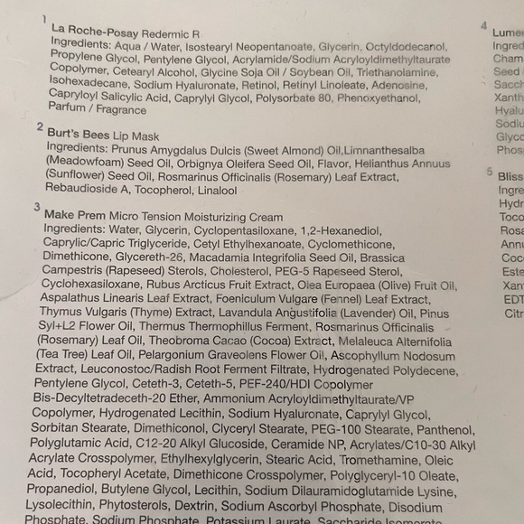 New & sealed target beauty box samples 5 total Burt’s bees lumene la roche posay - Picture 4 of 6